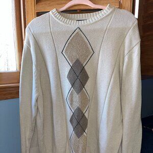 100% Cotton DOCKERS Argyle Sweater